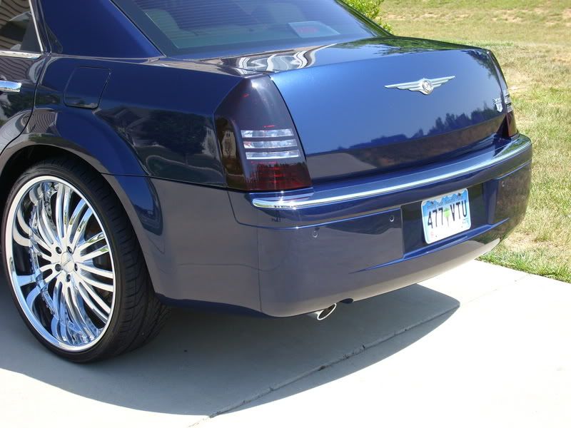 EXPIRED F/S Tinted 300C tail lights w/ clear reverse stripes